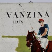 Vintage Vanzina Hats Polo Werbetafel Bild 2