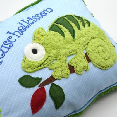 Stickdatei Chamäleon doodle Applikation