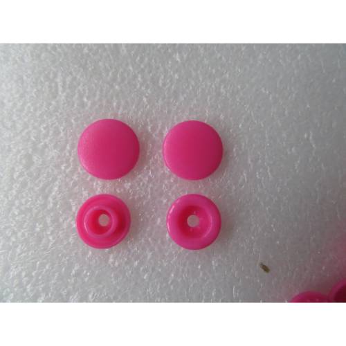 25 Druckknöpfe in Neonpink pink nähfrei snaps 12,4 mm T5  B47