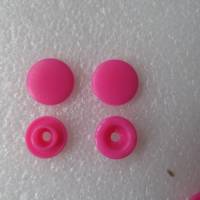 25 Druckknöpfe in Neonpink pink nähfrei snaps 12,4 mm T5  B47 Bild 1