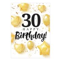 Friendly Fox Geburtstagskarte runder Geburtstag - Geburtstag Glückwunschkarte zum Geburtstag - A5 Happy Birthday Bild 2