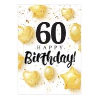 Friendly Fox Geburtstagskarte runder Geburtstag - Geburtstag Glückwunschkarte zum Geburtstag - A5 Happy Birthday Bild 5
