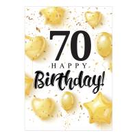 Friendly Fox Geburtstagskarte runder Geburtstag - Geburtstag Glückwunschkarte zum Geburtstag - A5 Happy Birthday Bild 6
