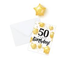 Friendly Fox Geburtstagskarte runder Geburtstag - Geburtstag Glückwunschkarte zum Geburtstag - A5 Happy Birthday Bild 9
