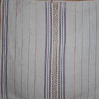 Decke mit Spitze aus alten Leinen Handtüchern Bild 5