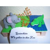 Gutschein-Zoobesuch-Geschenk zum Geburtstag, Gutschein verschenken, Kindergeburtstag, Zootiere, Bild 1