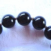 Perlenarmband Black-Pearl so elegant handgemacht von Hobbyhaus Bild 3