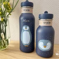 Trixi I Kinder Trinkflasche personalisiert aus Edelstahl | Kita | Trixie | Kindergarten-Flasche | Schule | Kindergarten Bild 2