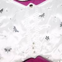 Täschchen Schmetterling Brauttasche Kommunion aus Taft Bild 4