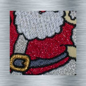 Stickdatei Weihnachtsmann - 13 x 18 cm Rahmen - weihnachtliches Stickmotive, digitale Stickdatei, Nadelmalerei Bild 5