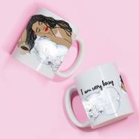 Tasse für Kollegin oder beste Freundin "I am very busy" | Geschenk für beste Freundin | lustige Tasse für Frauen Bild 1