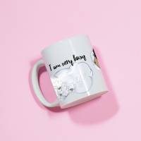 Tasse für Kollegin oder beste Freundin "I am very busy" | Geschenk für beste Freundin | lustige Tasse für Frauen Bild 2