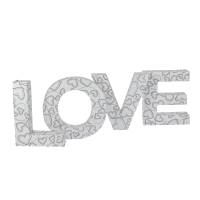 Schriftzug LOVE Papp Buchstaben DoodleArt zum Ausmalen 15 cm Höhe Bild 1
