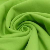 Sweatstoff Stretchsweat Unifarben  Grün Bild 1