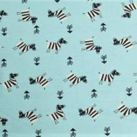 Babypullover Mädchenpulli Größe 74 - Zebras mint beige Bild 4