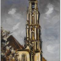 Klausewitz Original Acrylgemälde Leinwand Keilrahmen Garnisonkirche Potsdam II - 40 x 60 cm Bild 1