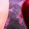 Mädchen Shirt mit Flügelapplikation, lila rosa rot, 110 / 116, langärmlig, Upcycling, Unikat, Weihnachtsgeschenk Bild 3