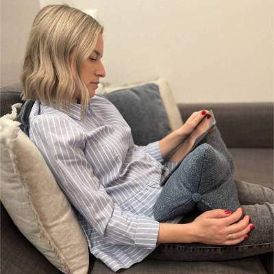 Leseknochen / Nackenkissen / Kniekissen sehr Hochwertig / handgefertigt