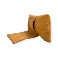Lederkissen in der Farbe Ocker für fast alle Sessel geeignet- schnell und überall einsetzbar Bild 3