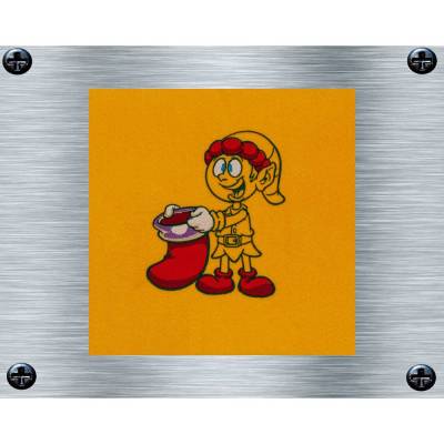 Stickdatei Stiefelwichtel bunt + uni - 13 x 18 Rahmen - Winterliche Stickmotive, Wintermotiv, digitale Stickdatei