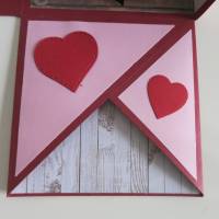 Explosionsbox aus Papier - Liebe, Valentinstag, Hochzeitstag, Heiratsantrag Bild 5