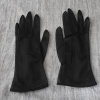 feine schwarze Vintage Handschuhe Bild 1