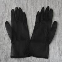 feine schwarze Vintage Handschuhe Bild 2