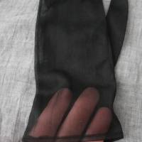 feine schwarze Vintage Handschuhe Bild 3