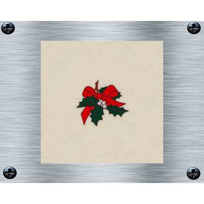 Stickdatei Mistelzweig - 10 x 10 Rahmen - weihnachtliches Stickmotiv, digitale Stickdatei, Nadelmalerei, digitale Datei