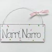 Narri Narro kleines Holzschild für Fasching Fasnet Karneval Bild 2