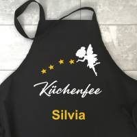 Grillschürze personalisiert Küchenfee plus Name, DTF bedruckt Bild 1