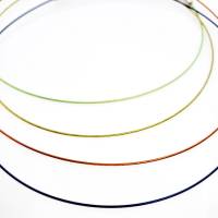 Edelstahl-Collier mit Magnetverschluss bunt Farbauswahl Bild 2