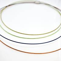 Edelstahl-Collier mit Magnetverschluss bunt Farbauswahl Bild 4