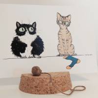 Cats - Postkarte Bild 1