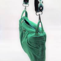 Tasche grün, Upcycling Bild 4