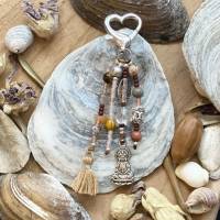 Peace of Mind - Taschenbaumler mit einer Vielzahl an Perlen und Edelsteinen Bild 2