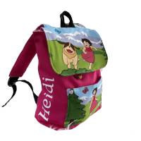 Kindergarten Rucksack Heidi (personalisierbar) - mit Wunschnamen Kinderrucksack - Tasche für Mädchen Bild 1