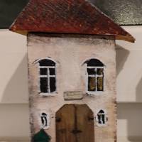 Deko-Holzhaus, "Bauerndorf" handbemalt Bild 8