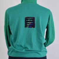 Damen Sweatshirt | Bunter Druck in Grün/Bunt gemischt Bild 3