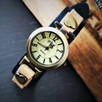 Armbanduhr, Leder trifft auf Kork, verschiedene Designs Bild 1