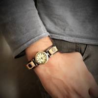 Armbanduhr, Leder trifft auf Kork, verschiedene Designs Bild 5