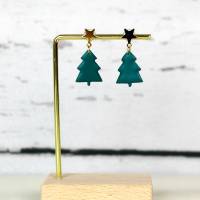Ohrringe kleiner Tannenbaum • Ohrhänger Polymer Clay | Ohrschmuck | Weihnachten Bild 6