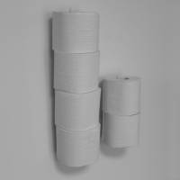 Vorratsrollen-Halter, weiß - für WC-Papier Bild 5