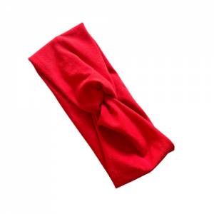 rotes Knotenstirnband für Damen Bild 2