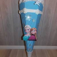 Bastelset für Schultüte Zuckertüte Eiskönigin Elsa und Anna Verschiedene Farben Bild 4