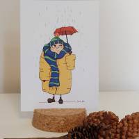 Rainy Day - Postkarte Bild 1