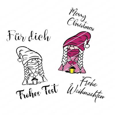 Plotterdatei Wichtelmädchen svg