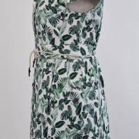 Damen Sommer Kleid | Grüne Blätter | Bild 3