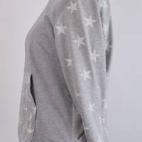 Damen Sweatshirt | Sternen und Anker Druck Motive | Bild 2