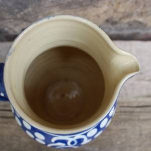 Milchkrug Kakaokrug Wasserkrug Saftkrug 1,7 l Kohrener Keramik 60er 70er Jahre DDR Bild 3